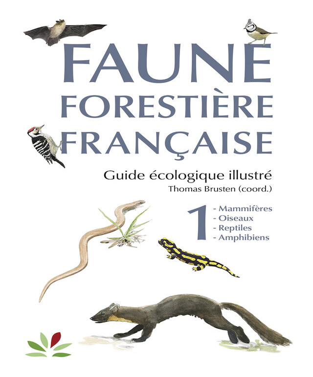 Vient de paraître - Faune forestière française - Tome 1 : Mammifères, oiseaux, reptiles, amphibiens