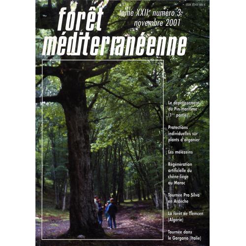 Tournée du groupe Pro Silva Méditerranée le 30 mars 2001 en Ardèche – Pour une foret méditerranéenne durable